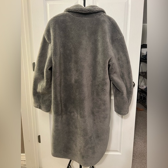 NWT Rebecca Minkoff Faux Shearling Double Breasted Coat - Picture 6 of 8